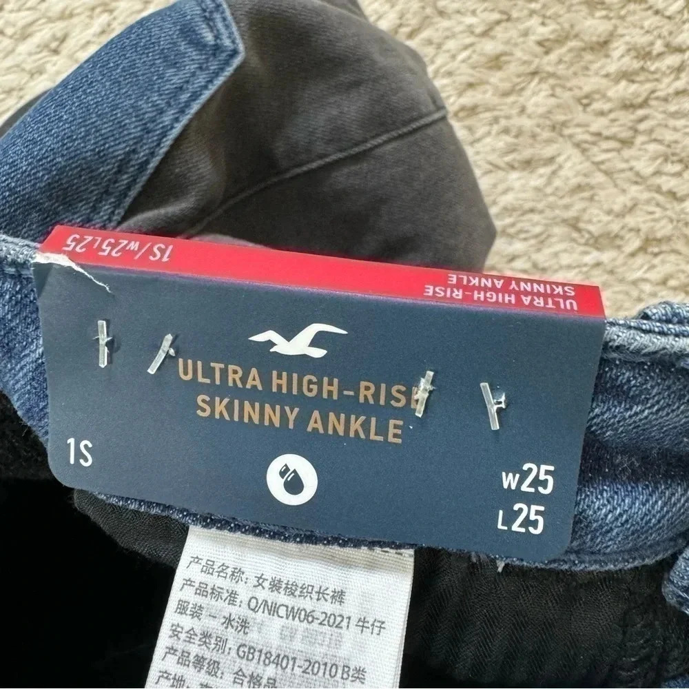 Hollister womens skinny jeans size W25/L25 - Picture 8 of 11